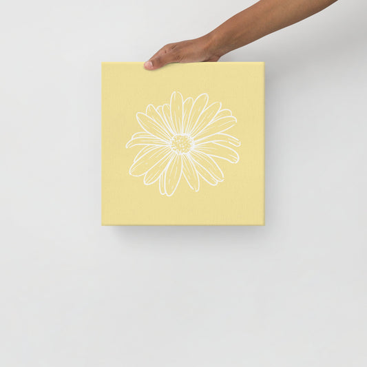 Yellow w/ Flower | Thin canvas