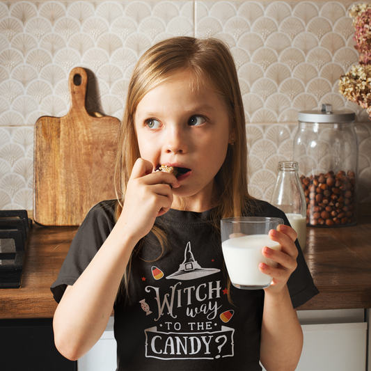 Youth Witch Halloween T - Shirt