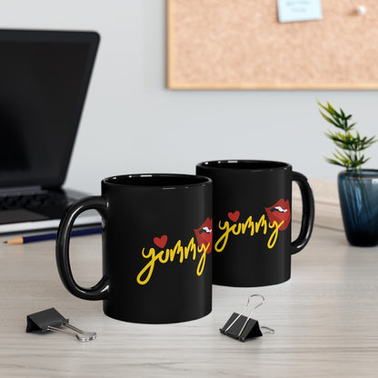 Yummy | 11 oz Black Mug
