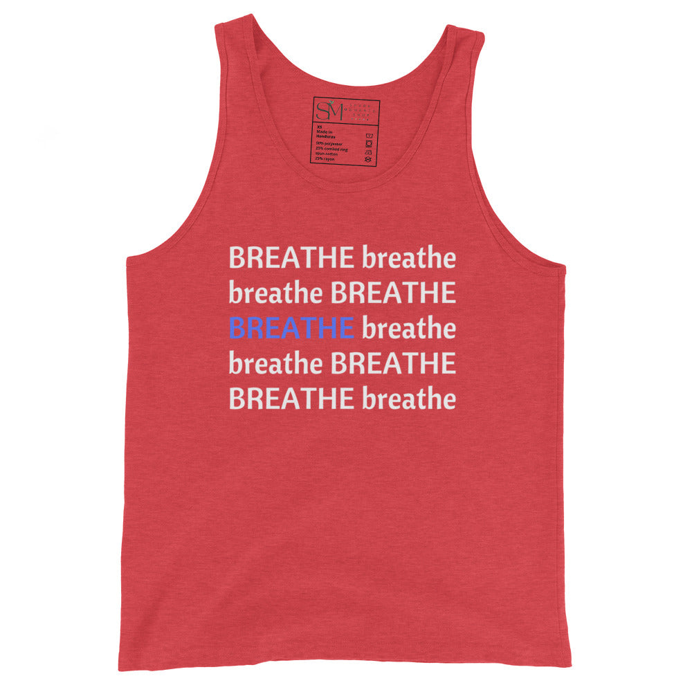 Zen Unisex Tank Top | Breathe Graphic Tank Top