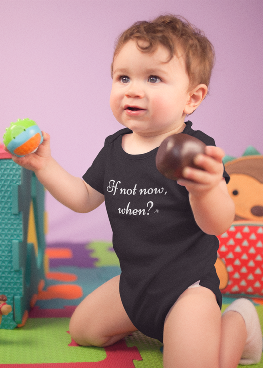 If Not Now, When? | Baby short sleeve one piece
