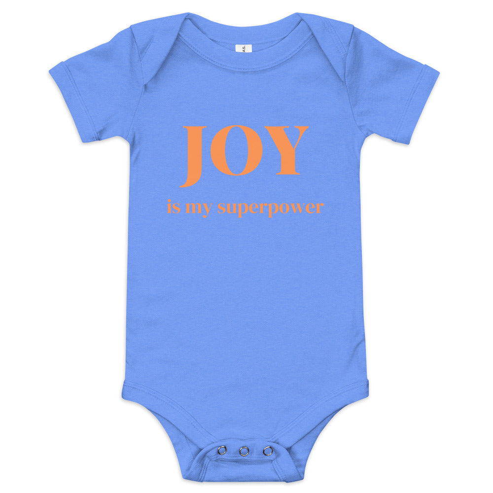 JOY is My Superpower | Baby short sleeve one piece