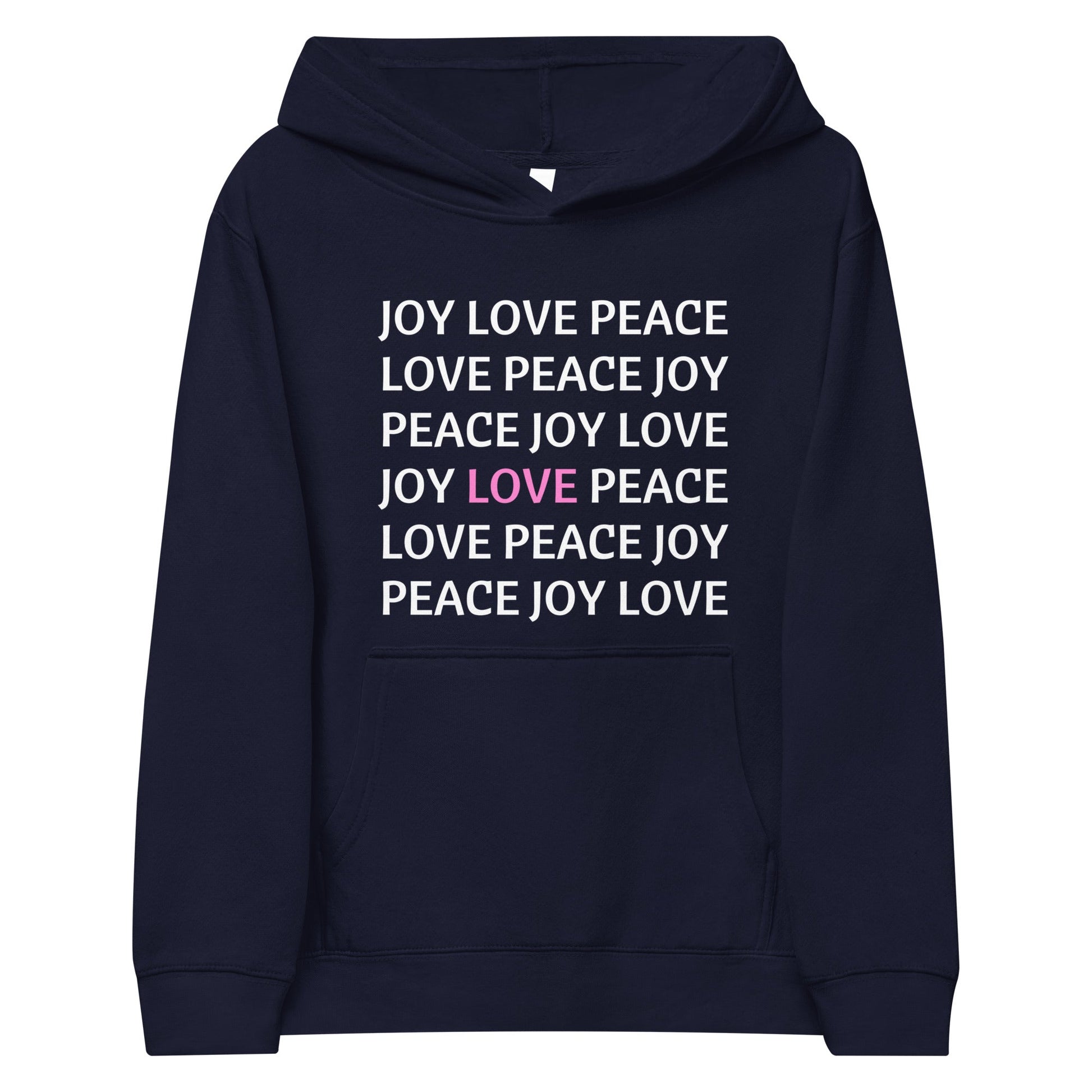 JOY LOVE PEACE | Kids Fleece Hoodie